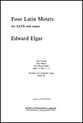 Four Latin Motets SATB Choral Score cover